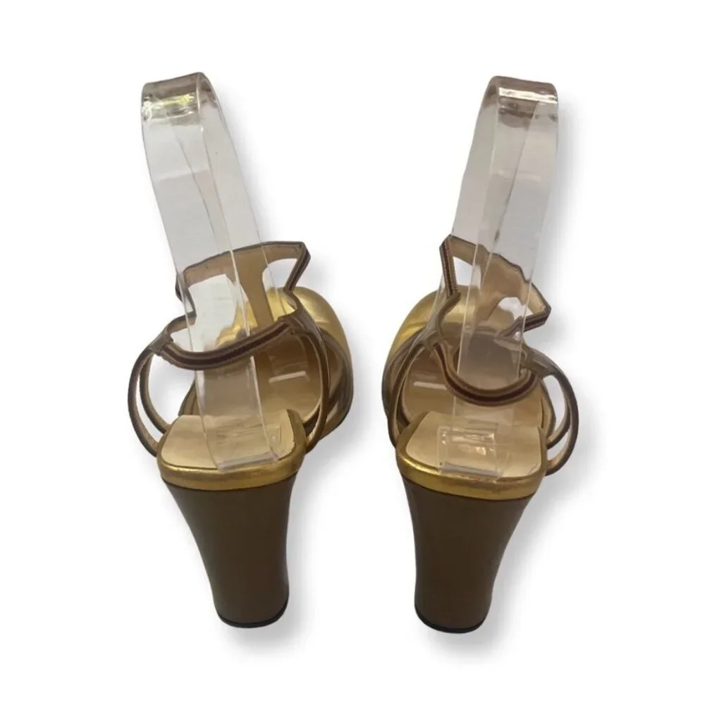 Vintage gold Prada heels size 38 - Picture 5 of 10
